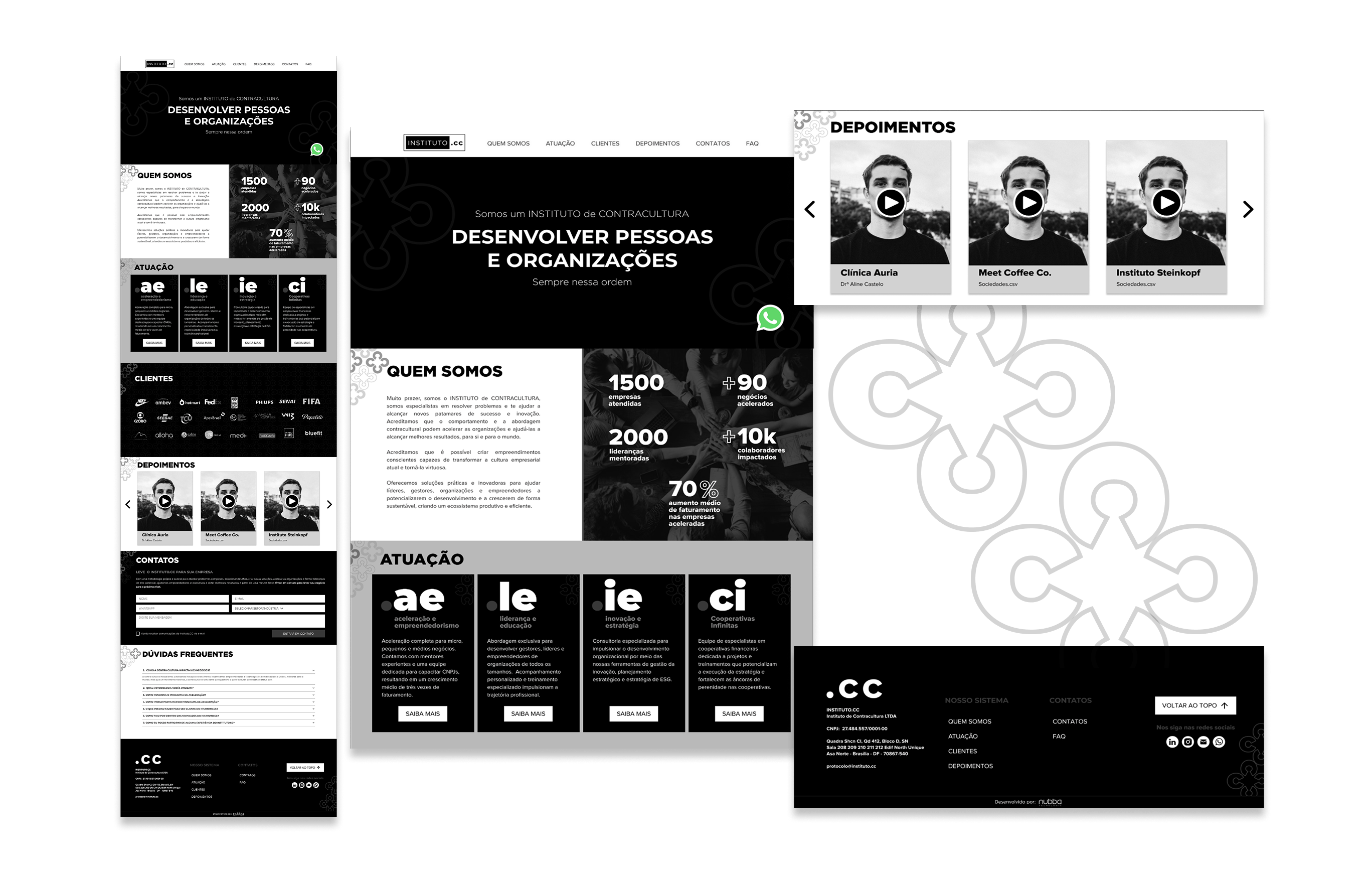 Instituto .CC mockup