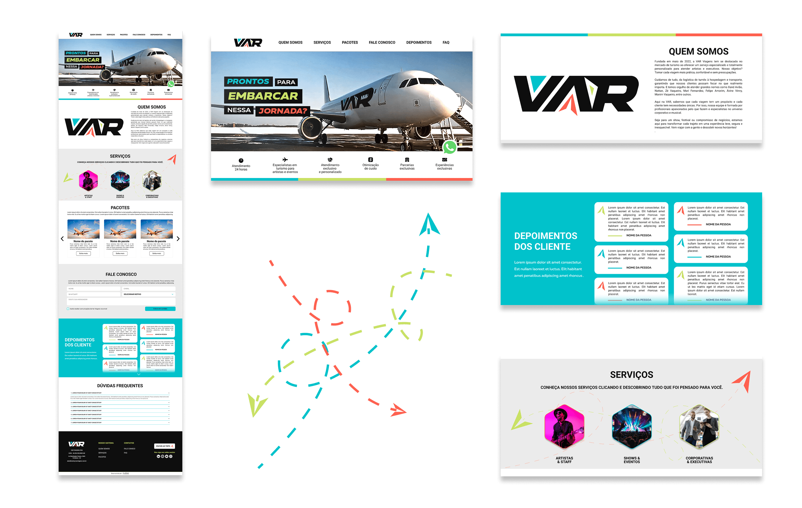 VAR Viagens mockup
